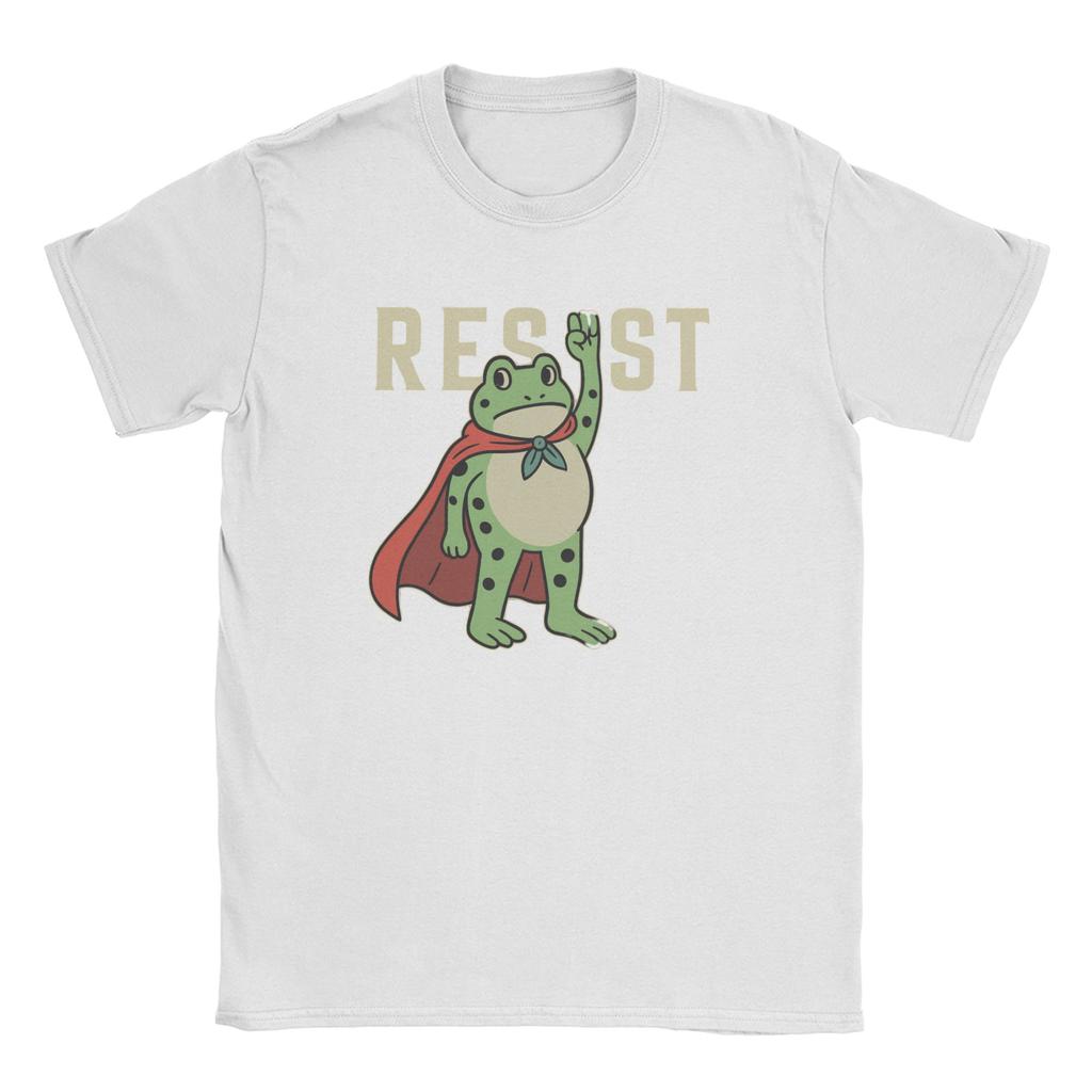 Men's Portland Frog Resist T Shirts  100% Cotton Tops Crazy Short Sleeve Round Collar Tees Gift Idea T-Shirt