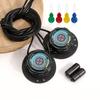 Rotating Buckle No Tie Shoelaces Quick Installation for Adults Kids Trainer Sports Shoe Water Resistant ABS Shoe Laces