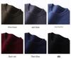 Men's Cashmere Round Neck Sweater - Business Casual Light Luxury Pullover, Soft & Smooth Knitwear for Autumn & Winter.