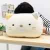 MORIPiLO Sumikkogurashi Cat Body Pillow (Hug Me Cushion) Skin-Friendly Micro Fabric Plush Toy Nap Pillow Beige 40x25x20cm Character Pillow Morishita