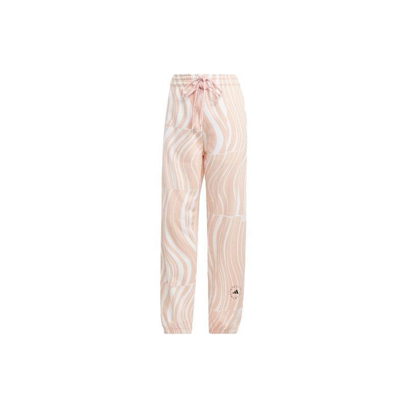 adidas By Stella McCartney Women's Blush Pink Allover Print TrueCasuals Sweatpants HR9245