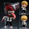 10cm Q Version Anime Chainsaw Man Denji Pochita Makima Actionfigur PVC Schreibtischdekoration Spielzeugsammlung Modell Halloween Geschenke