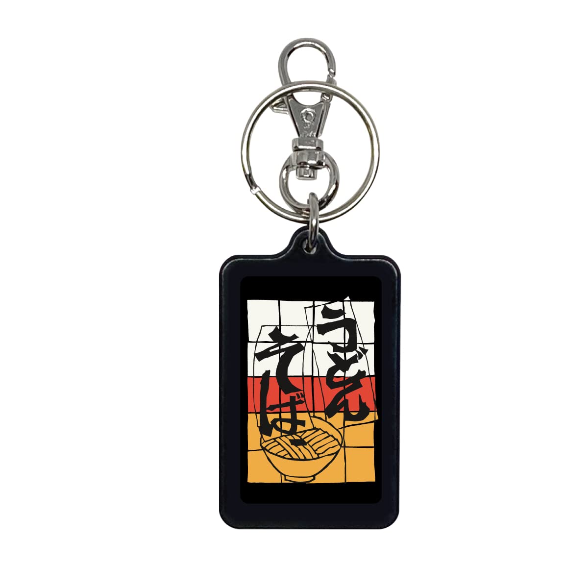 

General Sticker Retro Vending Machine Showa Retro Auto GSJ379 Available in Various Colors Keychain, Double-Sided, Udon/Soba, Sign, Nostalgic, Funny, чёрный