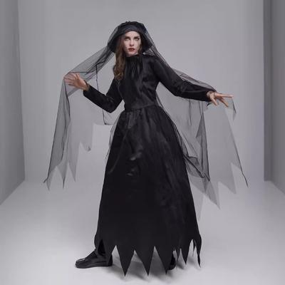 Halloween Costume Scary Ghost Bride Zombie Costume Bar Party Vampire Demon Costume
