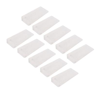 10 Stuks Deurstoppers Boorvrij Stapelbaar Transparant TPR Flexibel Anti-Botsing Deurstopper Wiggen