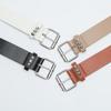 Trendy Unisex Studded Leather Belt: Versatile Soft Pin Buckle for Jeans