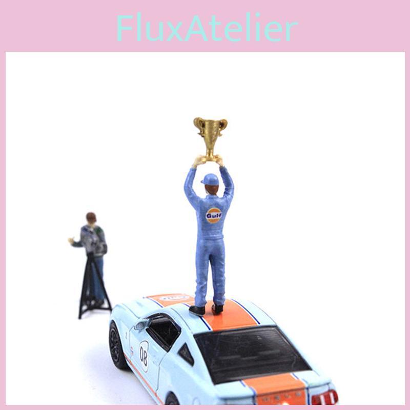 Race Medal 164 The Playing Field 2 Figure Scenario Model Set For Matchbox Tomy With High-quality Resin Material