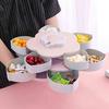  Rotating Snack Box Flower Design Candy Food Storage Box Jewelry Organizer