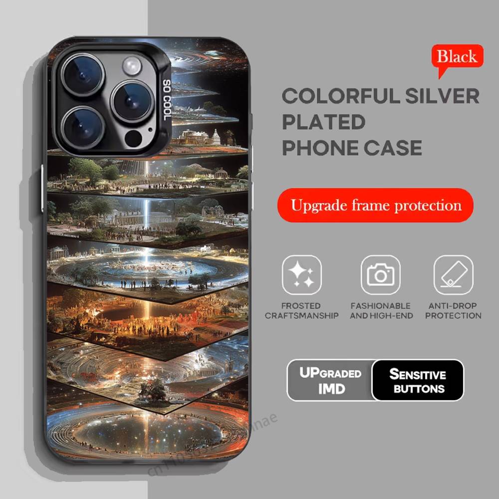 

Earth Stars Space phone Case for iPhone 17 11 12 Pro Max Plus Mini Air SE 16e 14 15 16 13 Soft Shell iPhone15promax