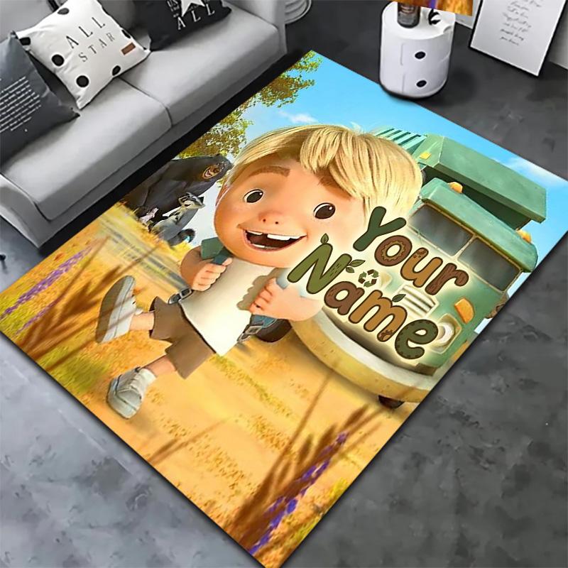 Adventure Land Custom Name Carpet Rug For Living Room Bedroom Home Sofa Decoration Kids Play Nonslip Floor Mat