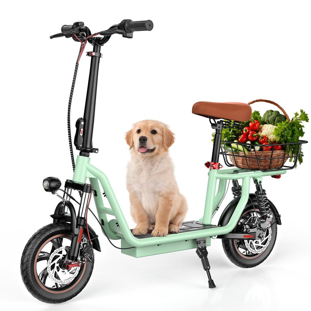 iScooter i12 Adult Daily commuting E-Scooter 500W Motor 36V7.5Ah Battery 12 Inch Tires City Outdoor E-Scooter Foldable Electric Scooter