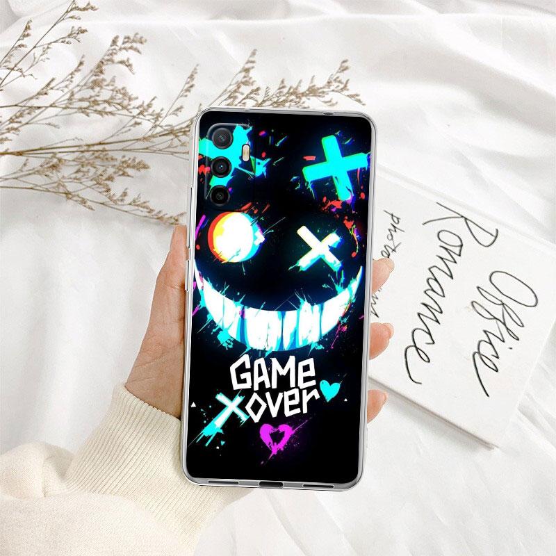 IK33 Game Over Phone Case for Motorola Moto E13 E15 E20 E22 E22I E22S E30 E32 E40 E7 E7I G Plus Power Play Stylus G22 G14