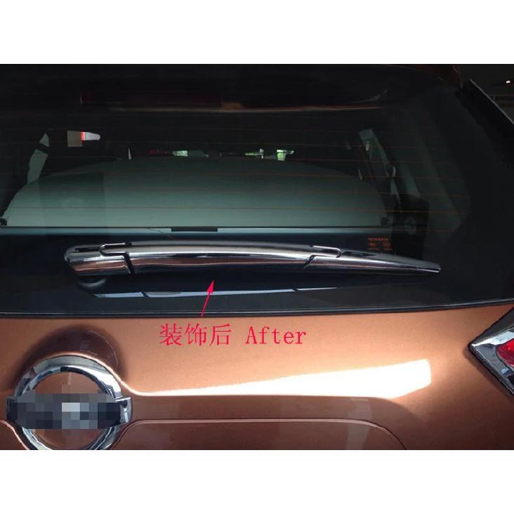 Rear Wiper Window Wiper Cover for Nissan QASHQAI J11 2014 2015 2016 2017 2018  Chrome Trim Car Accessories 3 Pcs