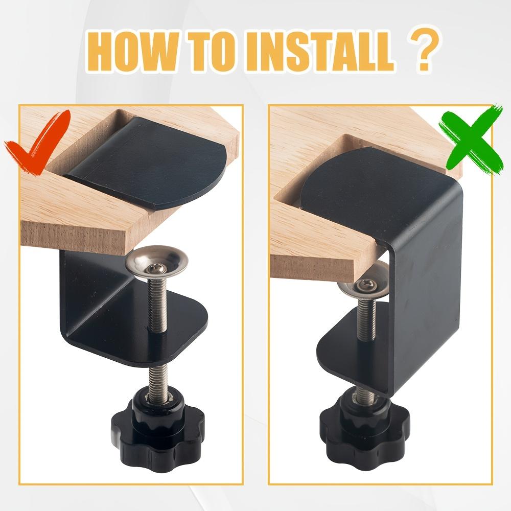Wooden Bench Clamp Set Large Clamp for Workbench and Router Table Adjustable and Movable Jewelry Making DIY Tools