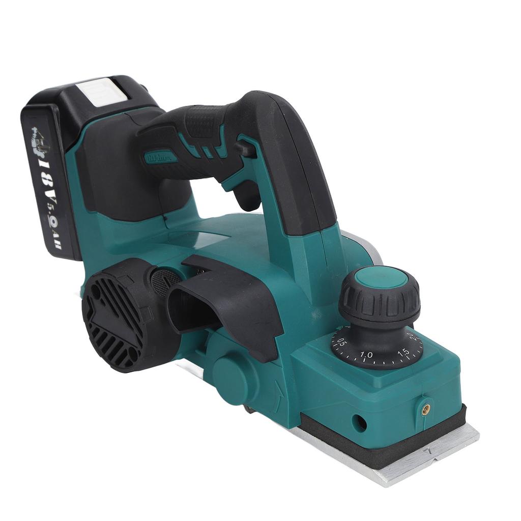 Rindea electrică Rindea manuală fără fir cu îndepărtare ușoară a așchiilor cu mâner moale 18V 12000RPM