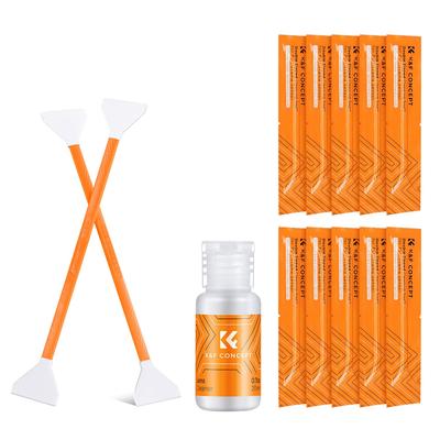 Konsept Sensör Temizleme Kiti 2 Parça Set Çift Başlı 24mm Tam Boy Sensör Çubuğu 20ml Temizleyici 10 Temizleme Çubuğu Özellikle Sensörler İçin Temizleme Çubuğu