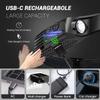 Rechargeable LED Headlamp Motion Sensor 6 Lighting Modes with 500