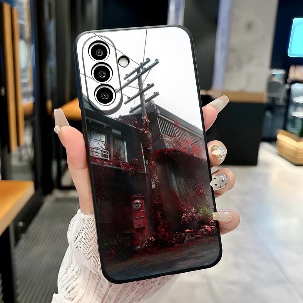 

Video Game Silent Hill Phone Case For Samsung A25 A13 A33 5G A54 A36 A35 A56 A52 A14 Shockproof Soft Cover Samsung A52