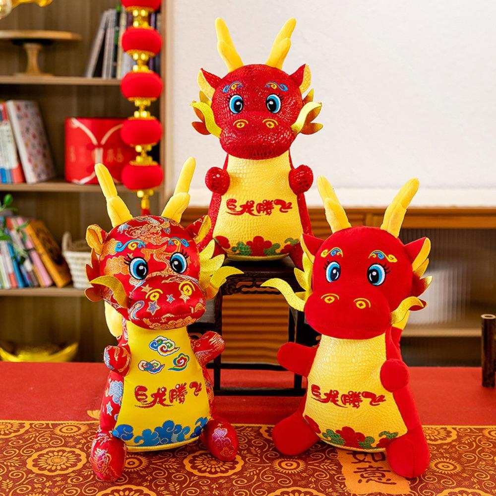 

Форма дракона, китайский дракон, плюшевая игрушка, 12/16/22/28 см, чучело, тряпичная кукла-дракон, детская кукла