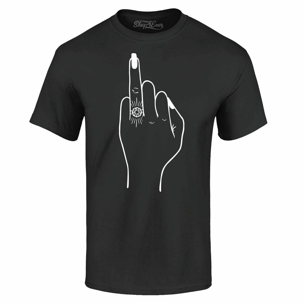 

Ring Finger T-shirt Bride Future Mrs Engagement Bachelorette Shirts S