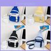 Kids Breathable Nylon Chest Bag Lightweight Snack Pack For Preschool Outdoor Adventures