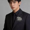 Luxury Vintage Pegasus Brooch Traditional Hollow Brooch Pins Alloy Lapel Pin Cultural Art