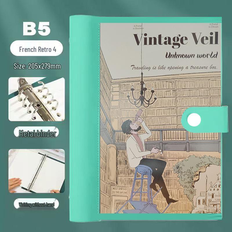 Benutzerdefiniertes transparentes weiches Cover Ölgemälde Notizbuch für Schüler und Doktoranden Tagebücher & Planung