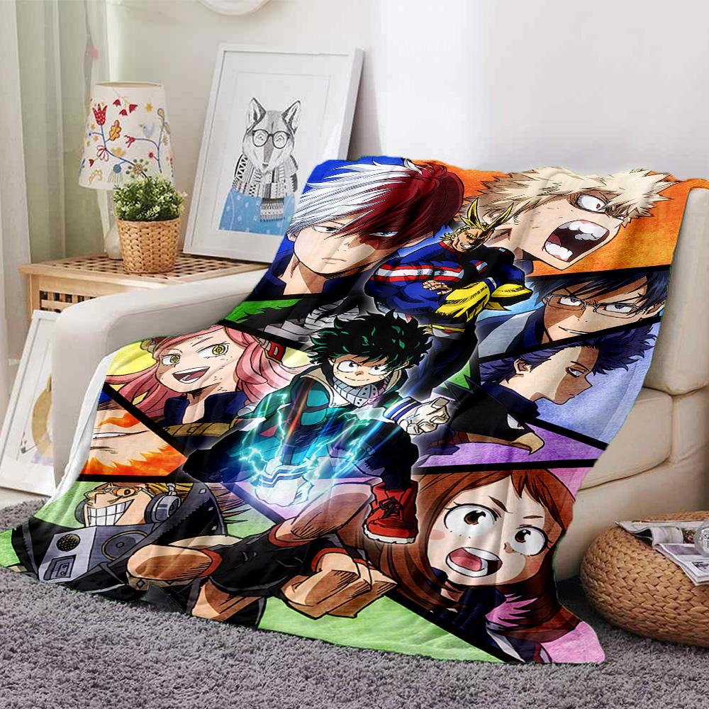 Heroic Adventures Unite Flannel Blanket Super Soft Warm Cozy Blanket For Sofa Bed Office Travel Allseason Home Decor Gift