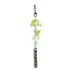 Transparent Car Ornament Flower Design Car Hanging Ornament Chic Windbell Keychain  Wrist Strap