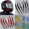 Demon Claw Motorcycle Stickers Vinyl DIY Helmet Stickers Covering Scratches Solid Color Car Vinyl Stickers Vehicle Decoration