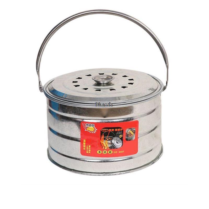 Charcoal stove old  Stainless Steel stove barbecue barbecue tea hot pot stove household commercial small carbon stove BBQ grills