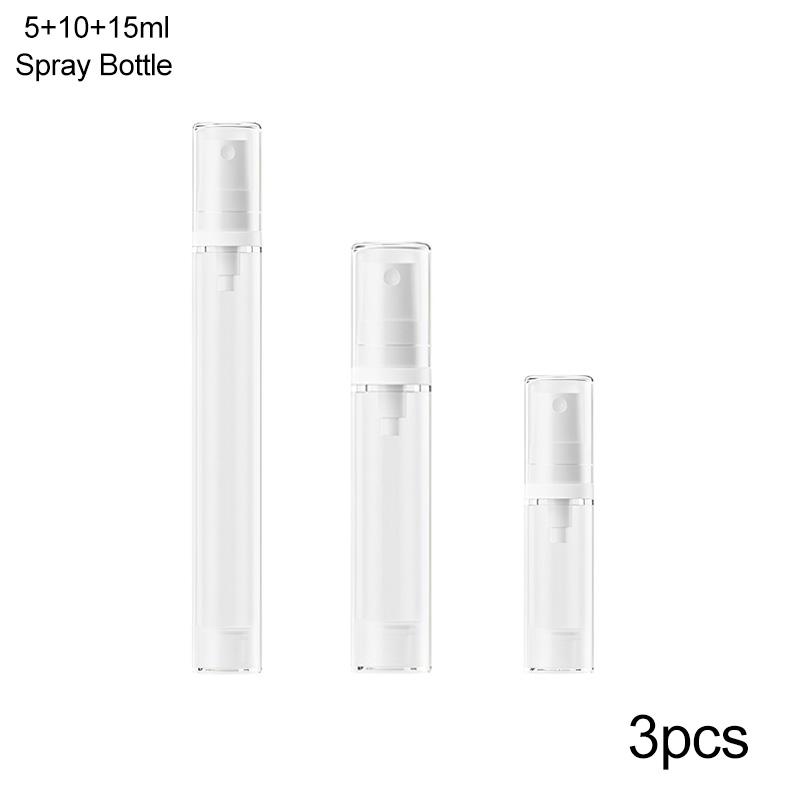5/10/15ml Refillable Vacuum Bottles Portable Press Pump Spray Bottle Perfume Atomizer Travel Cosmetics Dispenser Empty Container