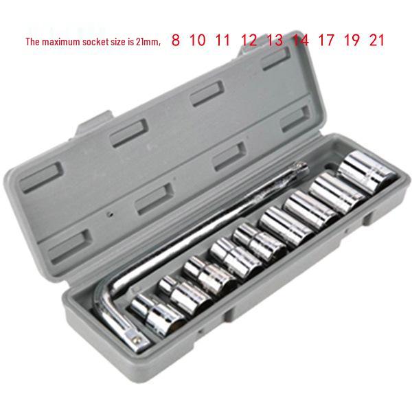 Complete Car Repair Socket Wrench Set - Household Tool Box for On-Board Repairs