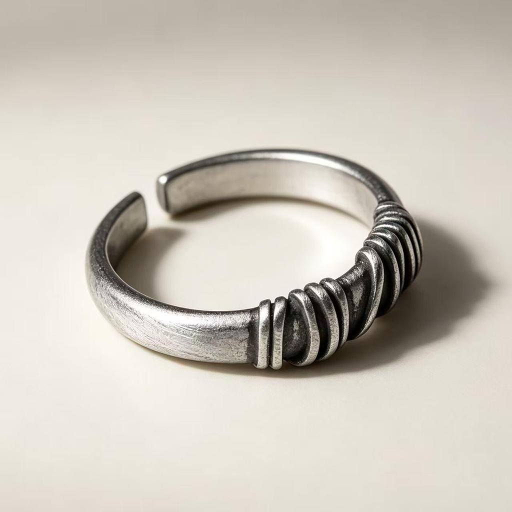 Retro Korean-Japanese Style Knot Open Ring for Women – Fashion Wide Band Index Finger Ring