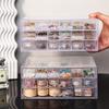 1pc acrylic 3-layer/5-layer jewelry nail accessories storage box, transparent ring jewelry display box room aesthetic decoration