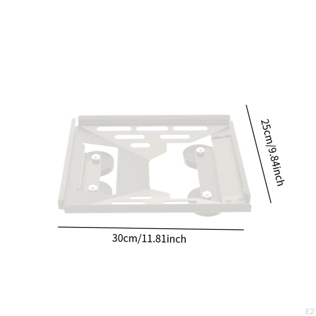 Roof Mounting Kit Stainless Steel Accessory 30x25cm for Mini Satellite Dish Simple Assembly Sturdy