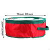 Wreath Storage Bag Decoration Waterproof Window Fabric transparent cover for Christmas Holiday