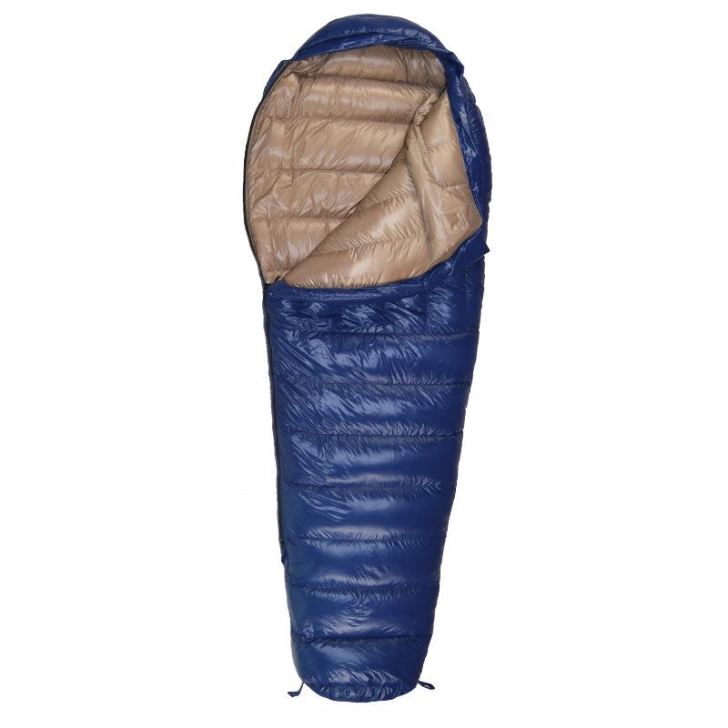 Ultra-light Four Seasons Adult Duck Down Sleeping Bag for Camping and Mountaineering
