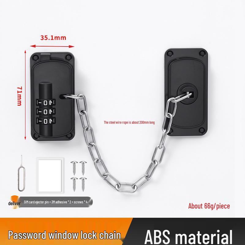 Punch-Free Child Safety Sliding Window Lock - Anti-Theft Limiter
