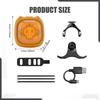 Bike Rear Light Intelligent Expression Tail Lamp Waterproof for Riding