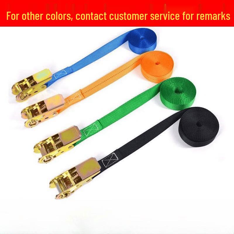 Cargo Lashing Ratchet Tie-Down Straps with Hooks