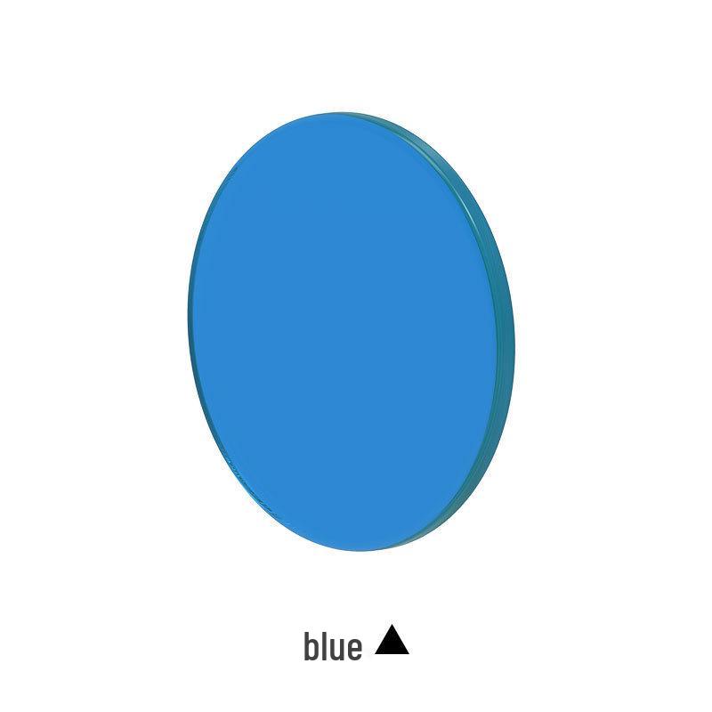 Thickened 25mm Transparent Solid Color Round Chips: 10 Colors for Early Education and Montessori Math Counting Aids