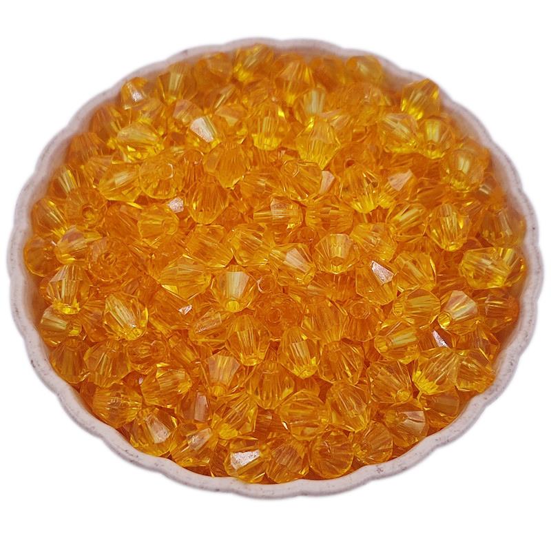 

20-200 шт. 5-10 мм акриловые прозрачные алмазные бусины для изготовления ювелирных изделий 5mm 200Pcs оранжевый