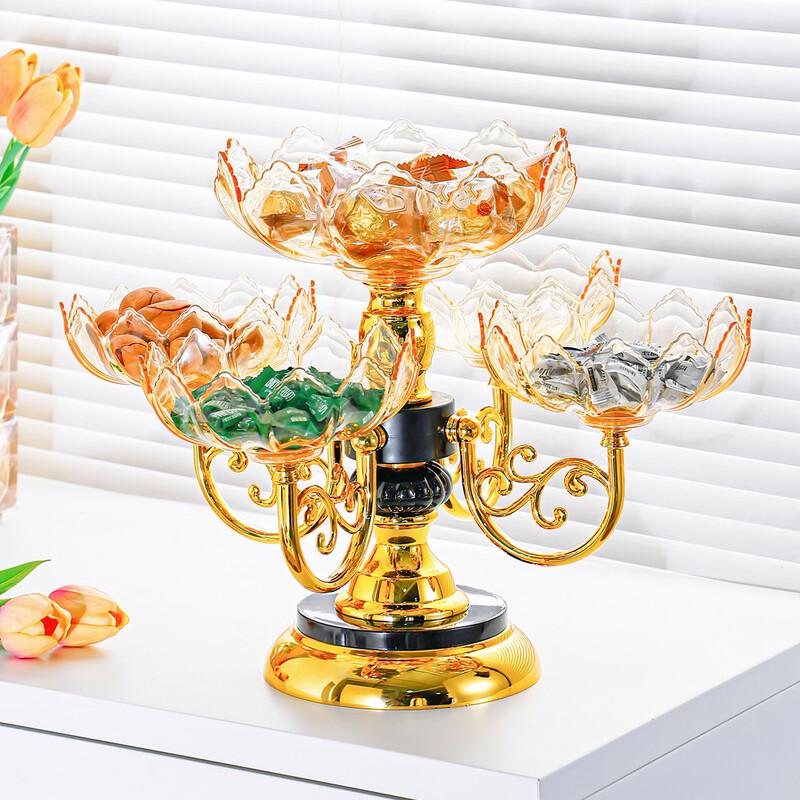 Plato Elegante de Frutas y Snacks de Múltiples Niveles Pabei