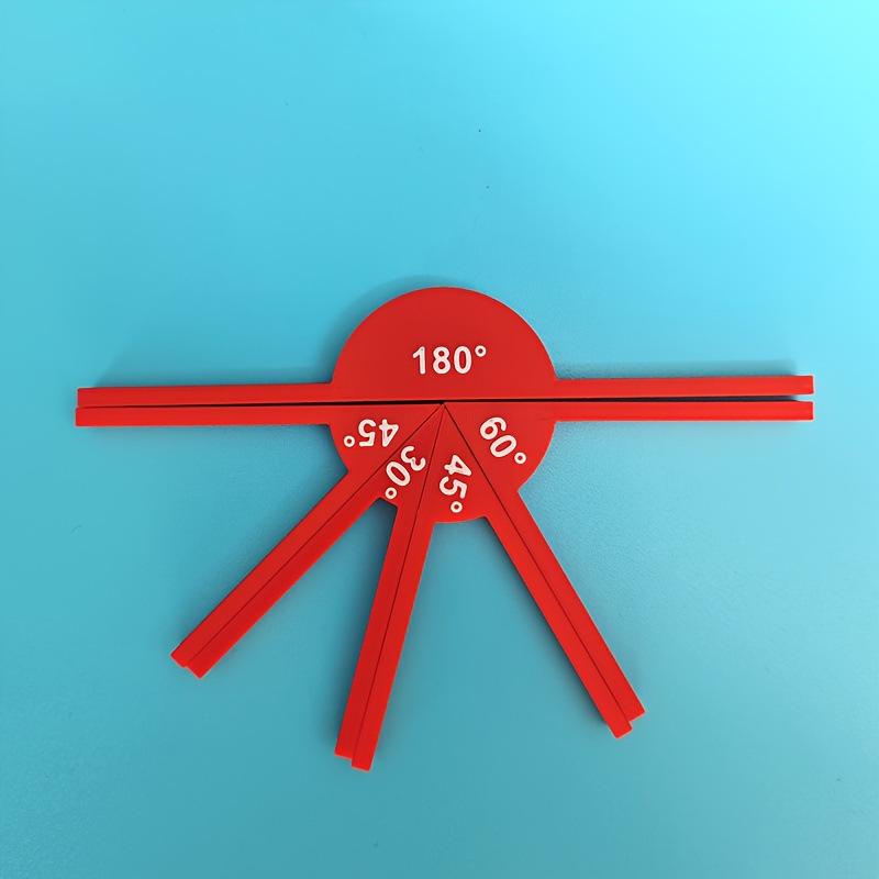 360 Degree Protractor Math Circle Protractors Mathematical Geometry Tool Angle Measurement Educational Toy for Student 3D Print
