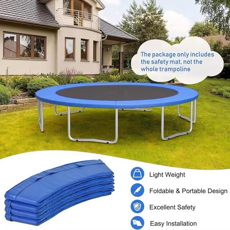Universal Replacement Trampoline Safety Pad Mat Waterproof Trampoline Accessories Spring Protection Cover Fits 6Ft 10Ft 12Ft