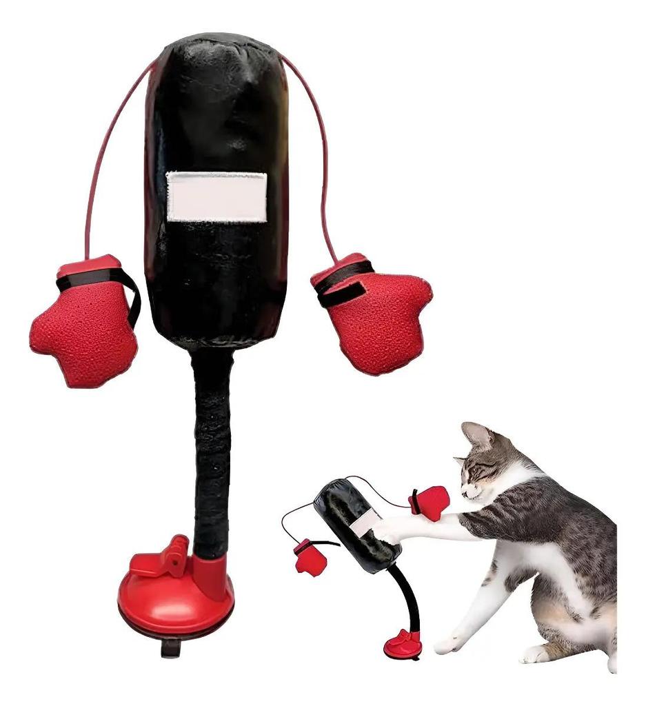 Cat Punching Bag, Boxing Toy for Kittens and Cats