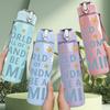 1PC Be A Mimi Grandma Quote 750ml Color Plastic Sports Water Bottle Leakproof Flip Straw Lid Suitable for Sports Office Home Use