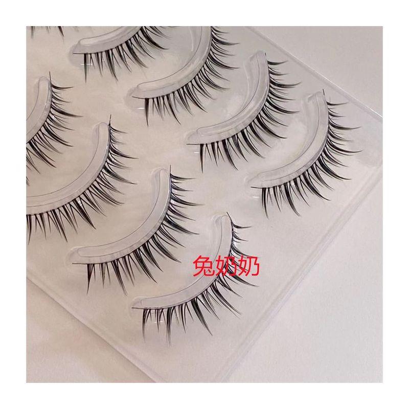 Mogugu - Set mit 5 Paar: Natürliche, zarte künstliche Wimpern