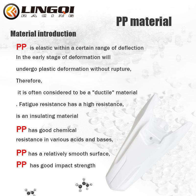 LINGQI RACING YH65 YZ65 Rear Fender Waterproof Wheel Protection Mudguard Cover For 65 YH 65 YZ 65 Motorcycle Accessories